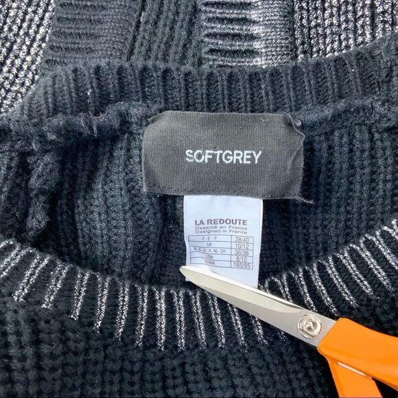 LA REDOUTE metallic ombré open back sweater - Picture 4 of 4